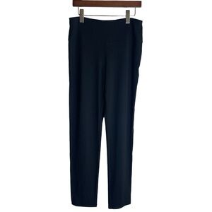 J. Jill Wearever Collection Smooth Fit Slim Leg Pull On Pants Black Womens Small